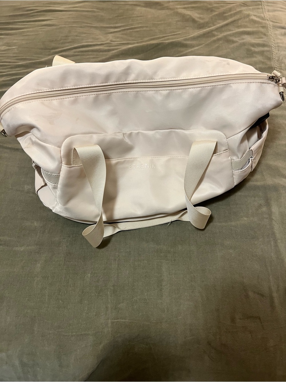Cream/Off-White Weekender Tote